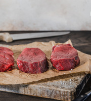 Maison BAYLE - Champions du Monde de boucherie 2016 - Filet de Bœuf Limousin Label Rouge (tranche) - 720g (4 tranches)