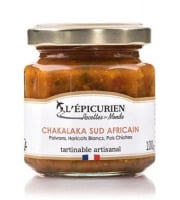 L'Epicurien - Chakalaka Sud Africain Poivrons, Haricots Blancs, Pois Chiches  100g