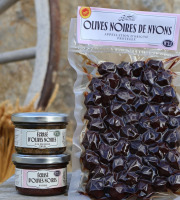Vergers des brunots - Kit apéro à l'olive noire de Nyons AOP  petit format