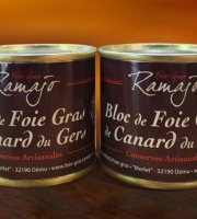 Maison Ramajo - Bloc de foie gras de canard IGP Gers : Lot 2 boites 90g