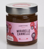 Les Délices de l’Ogresse - Confiture Bio Mirabelle Cannelle 220g