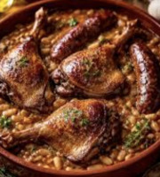 L'OLIVERAIE DU COUDON - [Précommande] CASSOULET AUX CUISSES DE CANARD CONFITES 3KG