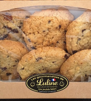 Les Gourmandises de Luline - Cookies aux pépites de chocolat x6