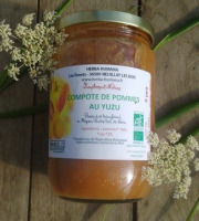 HERBA HUMANA - Compote de pomme au Yuzu - 640g