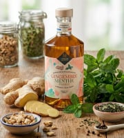 La Fabrique à Alcools / Distillerie Chevreuse - Rhum L'Arrangé Gingembre Menthe Poivrée - 70cl