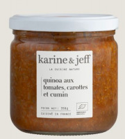 Karine & Jeff - Quinoa aux tomates, carottes et cumin 6x350g