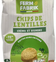 Ferme Joos - Chips de lentilles crème et oignons