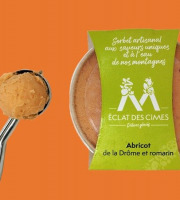 Eclat des cimes - Sorbet Abricot de la Drôme et romarin 440 ml