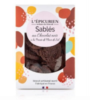 L'Epicurien - Sablés Chocolat Noir à la Fleur de Sel
