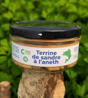 Aquaverdier - Terrine de Sandre à l'Aneth 130g - Carton de 12