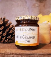 Les Butineuses de Champigny - Miel de Châtaignier BIO - 250g