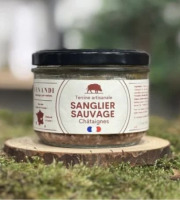 Venandi Sauvage par Nature - Terrine Sanglier Sauvage Français aux Châtaignes - 12x180g
