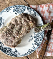 Boucherie Guiset, Eleveur et boucher depuis 1961 - Rôti échine de porc fermier cuit basse température - 800g