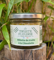 La Truite Fleurie - Rillettes de truite ciboulette 90g