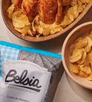 Chips BELSIA - Chips Artisanales au Sel de l’île de Ré - 150g x10