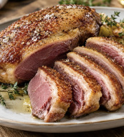 Des Poules et des Vignes à Bourgueil - Magret de canard confit