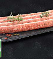 Ferme Bichet - Saucisses de bœuf aux herbes BIO x6