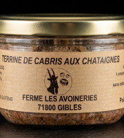 Ferme les Avoineries - Terrine de chevreau Châtaigne 180g