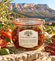 L'OLIVERAIE DU COUDON - TOMATES SÉCHÉES A L'HUILE D'OLIVE  500gr net égouté 350GR