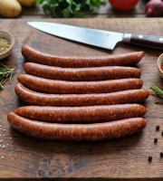 Ferme de la Porte aux Moines - Merguez de bœuf 500g