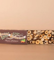 Maison Jonquier - Nougat noir souple aux amandes & noisettes - 100g - Artisanal