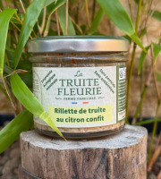 La Truite Fleurie - Rillettes de truite citron confit 90g