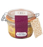 Foie Gras BESSE - Spécialité de foie gras de canard aux pommes 130g