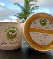 Glaces de Meuse - Sorbet Plein Fruit - Fruit de la Passion 360gr