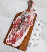 Maison Lascours - Gigot d'Agneau des Prés Salés préparé (Os coulé) - 2500gr