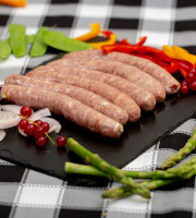 La ferme Grandvillain - Saucisses De Poulet - Bleu & Noix - 6 X 60 G