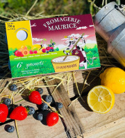 Fromagerie Maurice - 4 Packs de Yaourts brassé aux Fruits x6