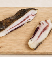 Ferme de Pommerieux - Guanciale de porc noir de Sologne - 24 mois d’élevage en plein air /s chênes et châtaigniers - 450 g