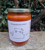 Ferme du Groin à L’Airbe - Bolognaise de cochon (plein air!)