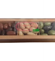 La confiserie d’antan 100% bio - 3 compartiments mélanges Amande choco - 135 gr