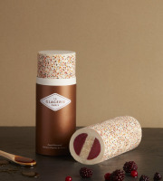 La Glacerie par David Wesmaël - Meilleur Ouvrier de France - Bûche glacée « Bouleau Miellé » Fruits rouges et exotiques au miel de fleurs pour 6 personnes