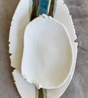 Atelier Eva Dejeanty - Petite plateau en porcelaine White