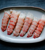 La Maison du Homard - Langoustines mi-cuites décortiquées (calibre 10/15) x 40