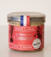 Conserverie Maison Marthe - Lot de 6 Rillette de la Cotinière - Maigre à la poitrine fumée - 90g