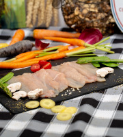 La ferme Grandvillain - Filets de Pintade Fermière -  Tranches Fines - Découpes Nature - 200 G