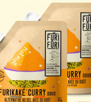 FuriFuri - Condiment sésame & algues- Furikake Curry Doux 12x45g