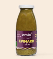 Omie - Velouté d'épinard chèvre bio format snacking - épinards français équitables - 25 cl