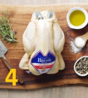 La Grange Renaud - lot de 4 poulets de Bresse AOP (1.4kg x 4)