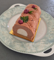 Le Jardinier Glacier - BUCHE GLACEE PECHE DE VIGNE/VANILLE 6 A 8 PERS