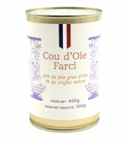 Ferme des Fayards - Cou d’Oie farci truffé à 1% 400g