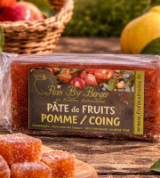 Pom Bio Berger - Pâtes de fruits Pomme-Coing 190g
