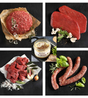 Bisons d'Auvergne - [Précommande] Colis Menu Découverte Viande de Bison - Fêtes de Noël