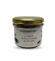 Les foies gras du Ried - Terrine de poulet fermier au vin jaune 90 G