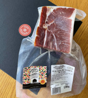 Mamy Suzanne Occitanie - Gros 1/8 Jambon Porc Noir de Bigorre, sans os, sans couenne - Affinage 24 mois - 620 g