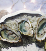 Les Huîtres Courdavault Alain & Fils - Huîtres Fines Vertes Calibre 2: 100 Huîtres = 11  Kg
