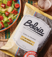 Chips BELSIA - Chips artisanales à l'ail et basilic - 150g x10